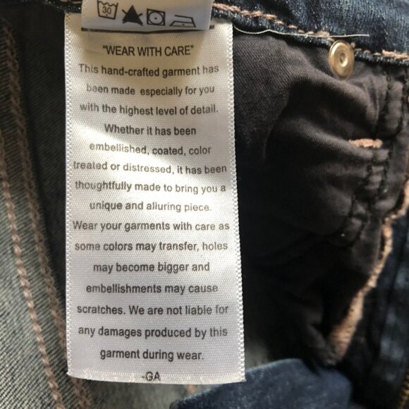 Good American Good Legs Crop Jeans – Dark Wash (Style GLC988) Size 4/27 - Picture 13 of 14